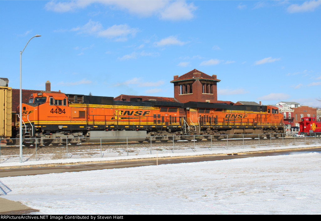 BNSF in the Snow